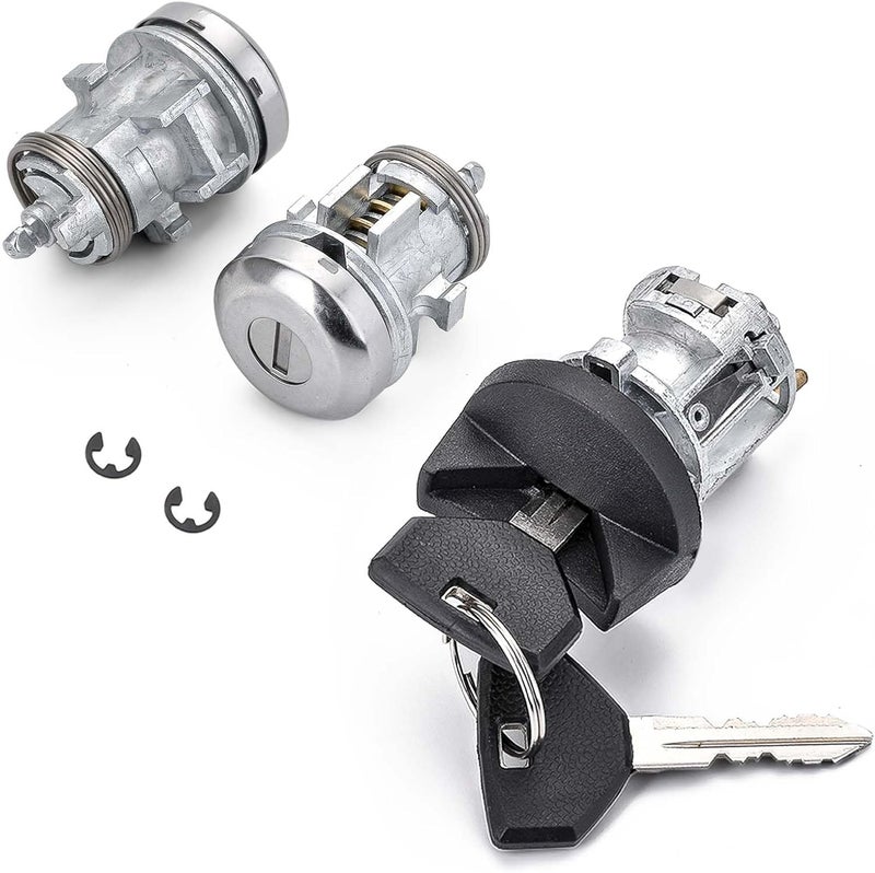 RHAOCZIYAUTO Ignition Switch Lock Cylinder with Door Lock & Keys Fit for Dodge Ram 1500/2500/3500 1997-2002 Dakota 1997-2000 Charger 1999-2003 Durango 1998-2000 Replaces# 5003845AA, 56021346AB, 5003893AA, 4723484 - Image 1